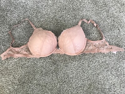 EUC Victoria’s Secret Dream Angels Push-up Bra Lace Nude Beige 34D | eBay