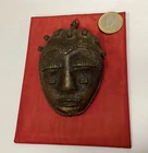 Very Old Era Bronze African Mask? women's head