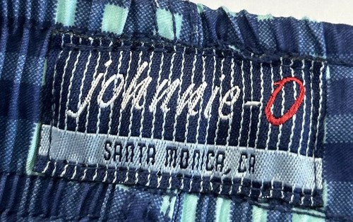 Johnnie O Boys Plaid Beach Summer Swim Trunks Sz Med 7” Ins Pockets - Picture 5 of 8