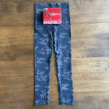 Spanx Look At Me Now Seamless Leggings Black Camo Medium - NIP