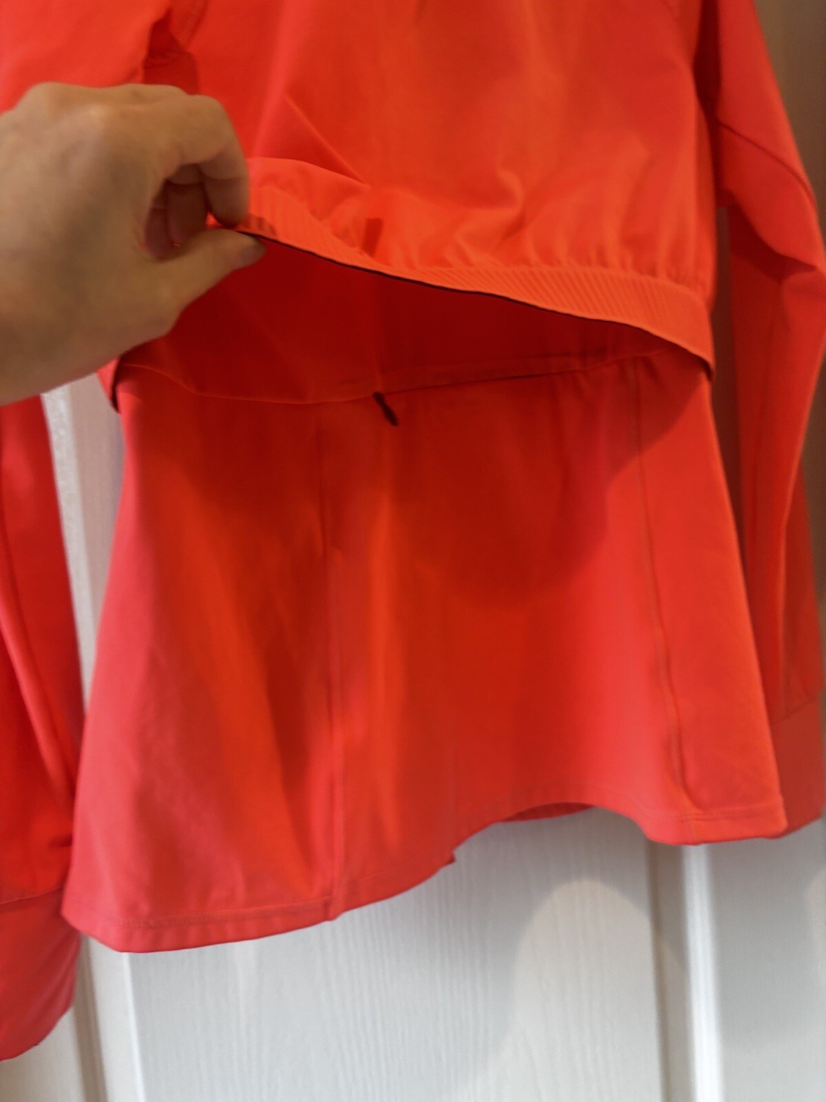 Fabletics small athletic jacket, more orange salm… - image 4
