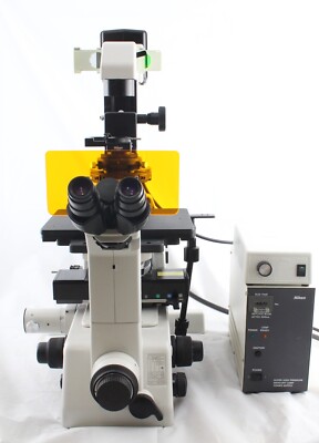 Nikon Eclipse TE300 Nomarski DIC Phase Contrast Fluorescence Inverted Microscope