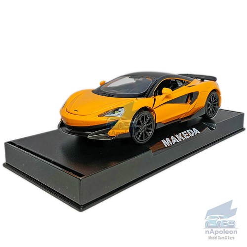1:32 McLaren 600LT 2019 Model Car Diecast Toy Vehicle Collection Kid Gift Orange - Imagen 6 de 12