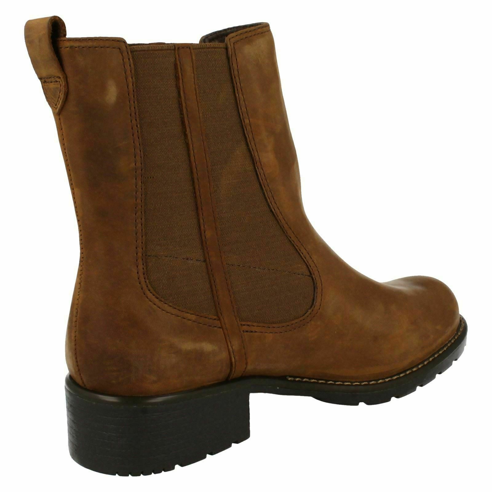 Clarks Women's Orinoco Club Leather Chelsea Boots - Black - UK 6