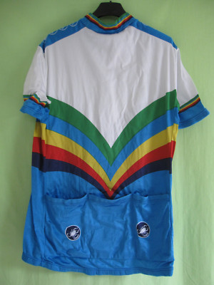 Maillot Cyclisme Castelli Velo Vintage – Homme Taille L – Short Sleeve Multicolore