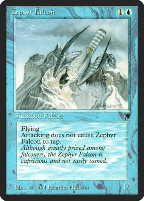 Zephyr Falcon [Legends] Magic MTG | eBay