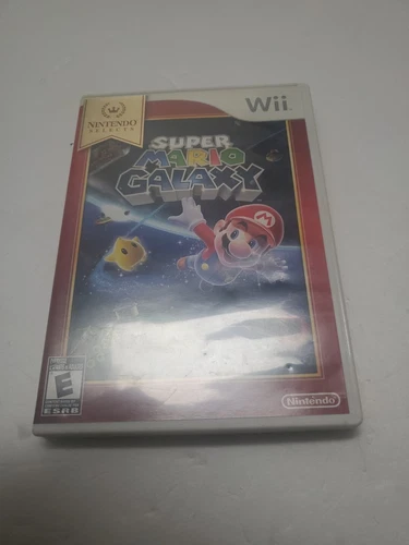 Super Mario Galaxy 1 (WII, 2011) VGC Disc Complete CIB Manual Nintendo Select