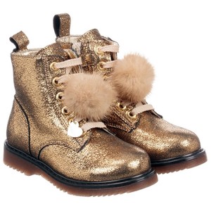 girls gold boots