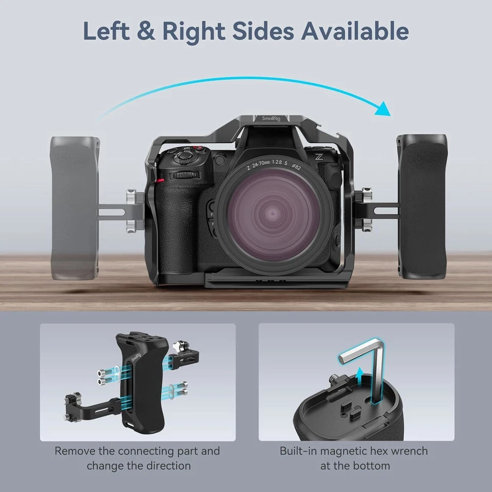 SmallRig Camera Side Handle Left or Right Handgrip with 1/4"-20 for Camera Cages - Image 3 of 4