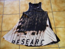 Tunica/top in legno tondo, taglia M, look a strati, ottime condizioni