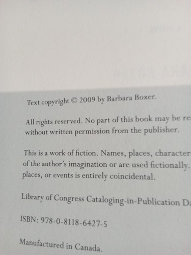 Blind Trust by Barbara Boxer and Chronicle Books Staff (2009, Hardcover) *NEW* - Picture 9 of 12