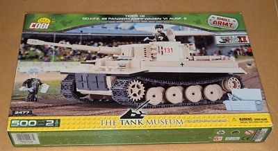 Cobi Tiger 131 The Tank Museum #2477 RARE 500 Pc WW2 Set - NEW