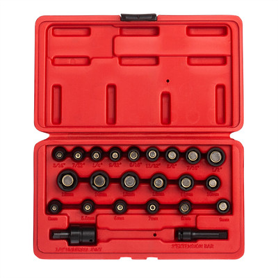 Sunex 1818 23-Piece 1/4'' Drive Master Magnetic Impact Socket Set