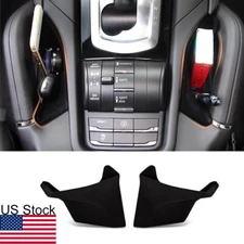 2pcs Black Interior Center Console Armrest Storage Box For 11-18 Porsche Cayenne