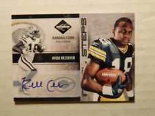 2011 Panini Limited Initial Steps Autographed Card of Randall Cobb - Packers