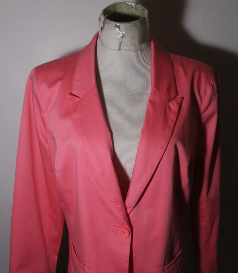 Conjunto de falda y chaqueta METAPHOR rosa 2 piezas talla 12 y 16 nuevo sin etiquetas Foto 3 de 4