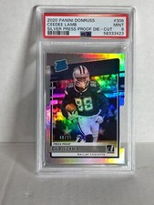 2020 Donruss CeeDee Lamb Silver Press Proof Rookie RC #306 Die Cu / 75 PSA 9