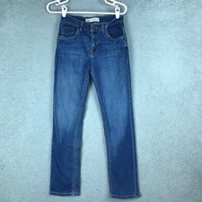 Levis Performance 511 Slim Adjustable Waist Boys Straight Stretch Blue Jeans 14