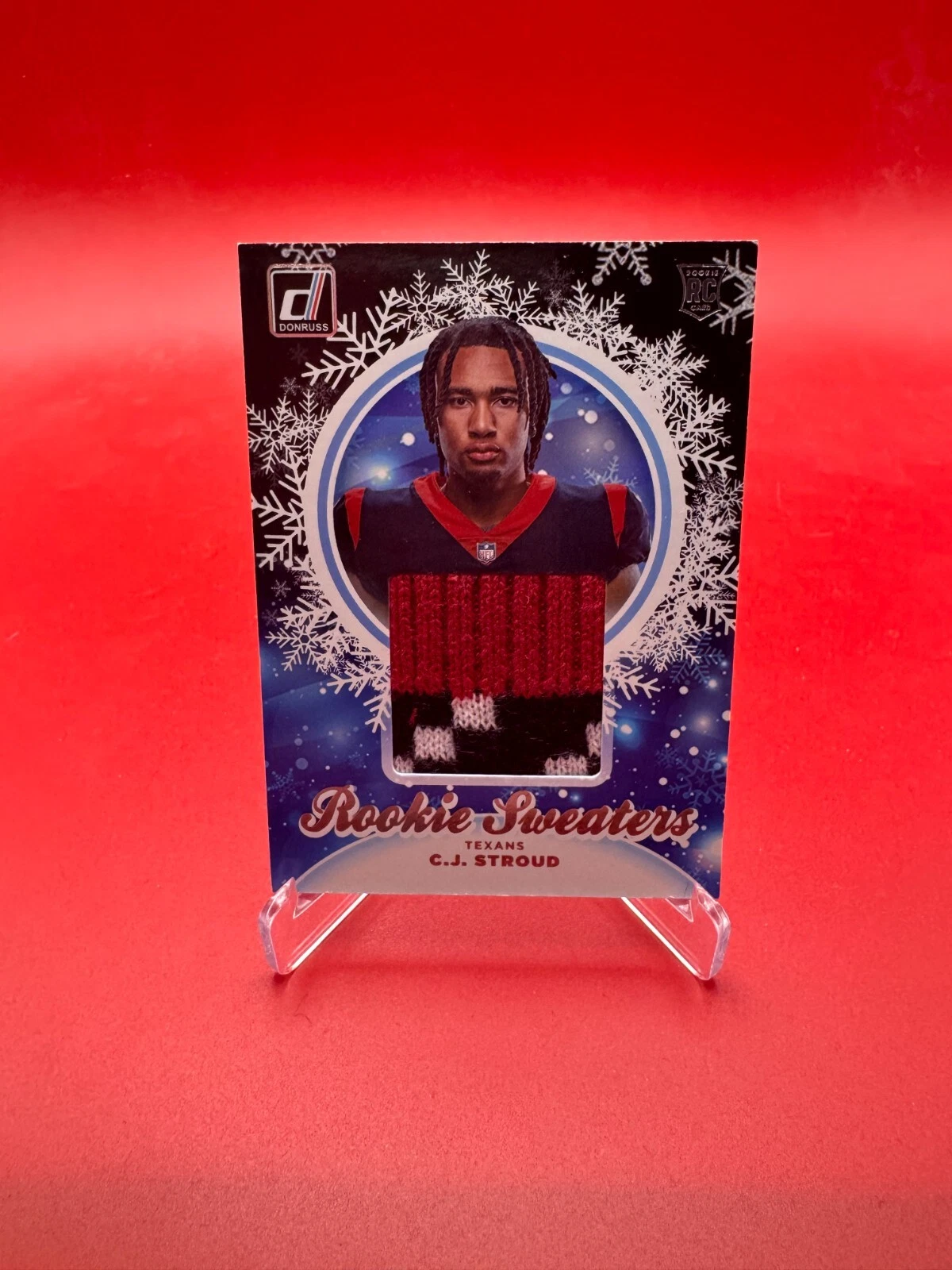 CJ Stroud Donruss Rookie Holiday Sweater #HSCJS Base