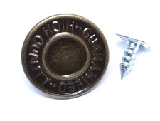 Jeans Buttons,"High Quality Guaranteed" Design,17mm (5/8") diameter CHOOSE COLOR