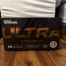 Wilson Ultra Straight Golf Balls 15 Pack White Long Distance