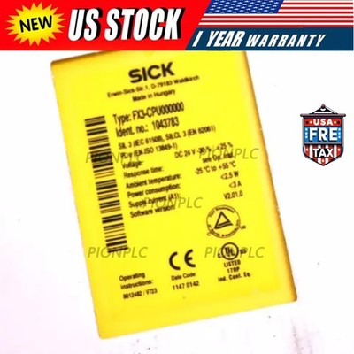 New SICK FX3-CPU000000 1043783 FX3CPU000000 Safety Photoelectric Proximity