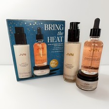 JVN Complete Bring the Heat Hair Kit Serum, Blowout Milk, Shine Drops