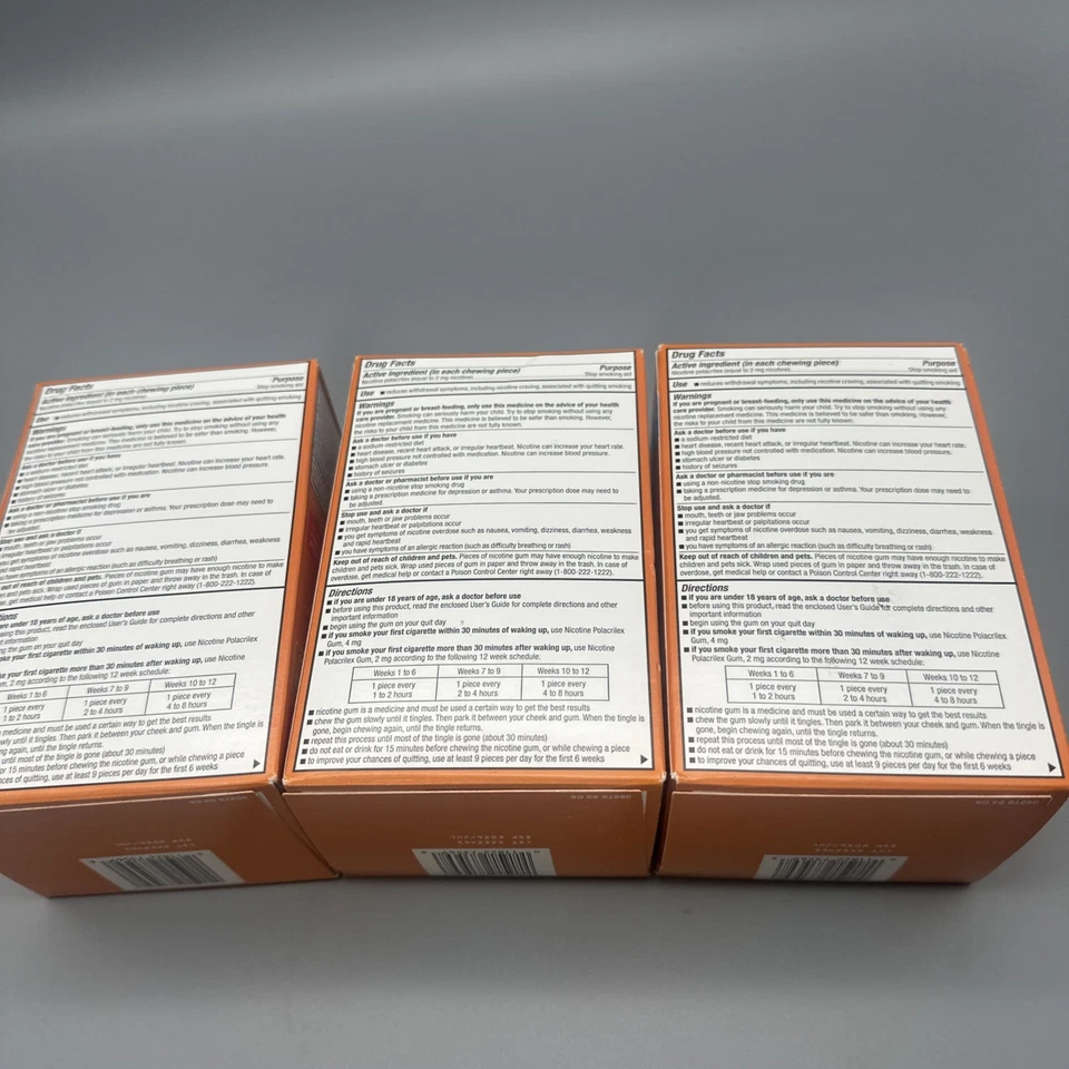 Paquete de 3 chicles de nicotina Rite Aid 2 mg - sabor a fruta recubiertos - 300 piezas - exp Jul2026 Foto 2 de 4