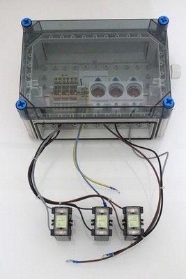 ModuCenter 3-Phase Fused Metering Box 10A 500V with DIN Terminals