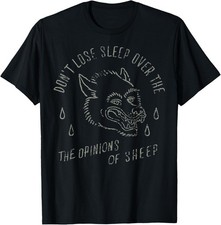 Camiseta The Opinions Of Sheep tradicional tatuaje sangre de lobo