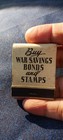  VICTORY BUY WAR BONDS ADVERTISEMENT  1960S...UNSTRUCK MATCHBOOK — photo 2