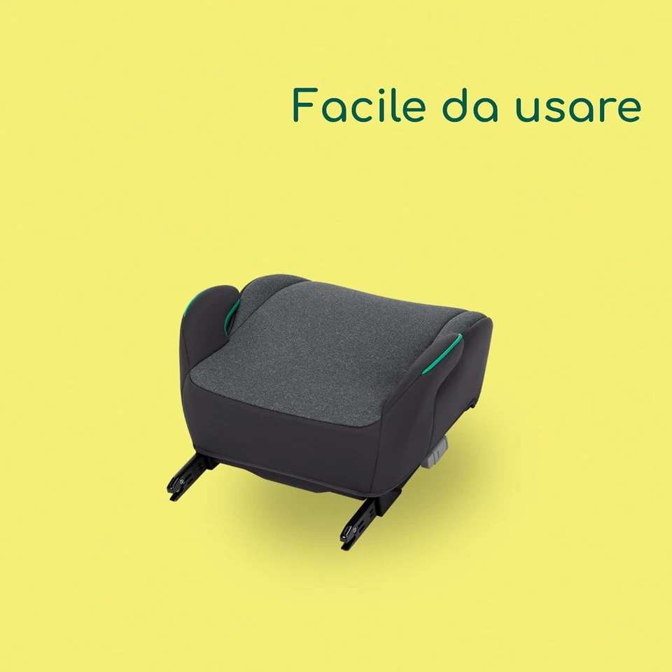Manga I-Fix Rialzo Auto per Bambini, Seduta Auto Bambini, Seggiolino Auto Isofix - Immagine 4 di 4