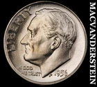 1956 Silver Roosevelt Dime - Choice Gem Brilliant Unc  Lustrous  #K4355