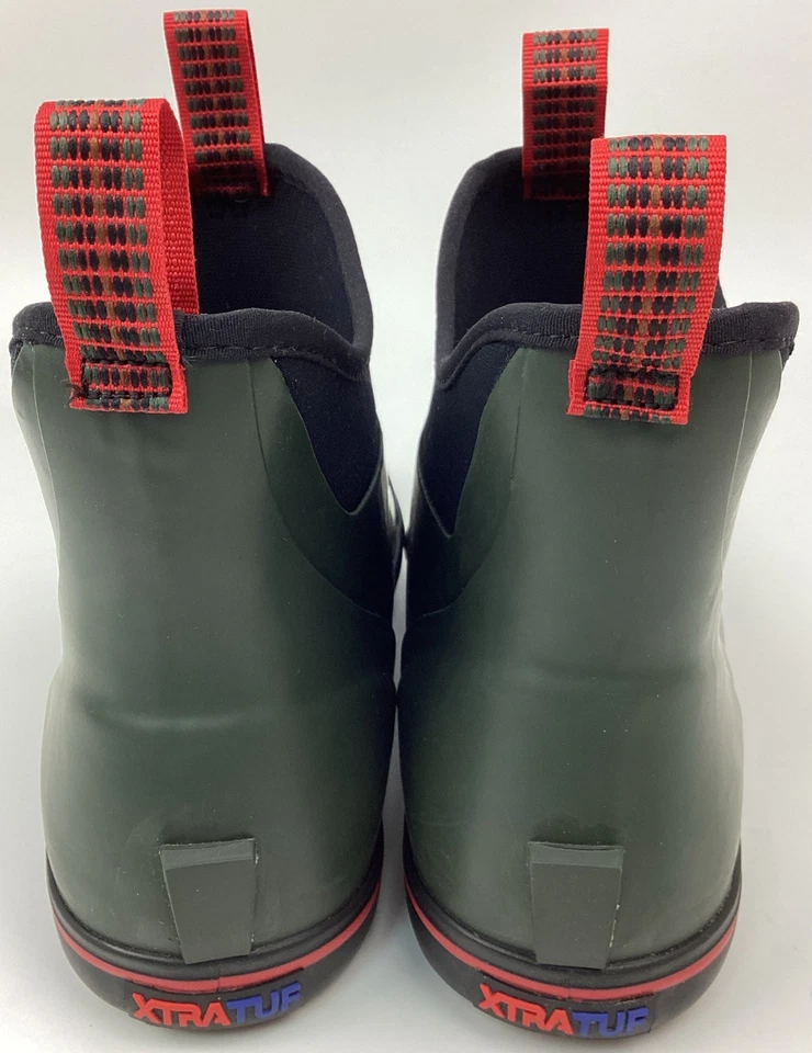 Botas impermeables XTRATUF para hombre de 6" al tobillo de goma verde cazador talla 12 M Foto 4 de 4