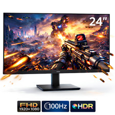 24" FHD Desktop Monitor KTC 100Hz 1080P Ultra Slim ZeroFrame HDMI VGA Port