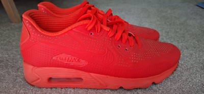 Nike Air Max 90 Ultra Moire Bright Crimson Neon Koralle Gr.44,5 Gebraucht
