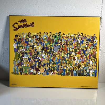 Rare Scorpio Posters  The Simpsons  521 Charters Poster Printed on Hard Board 