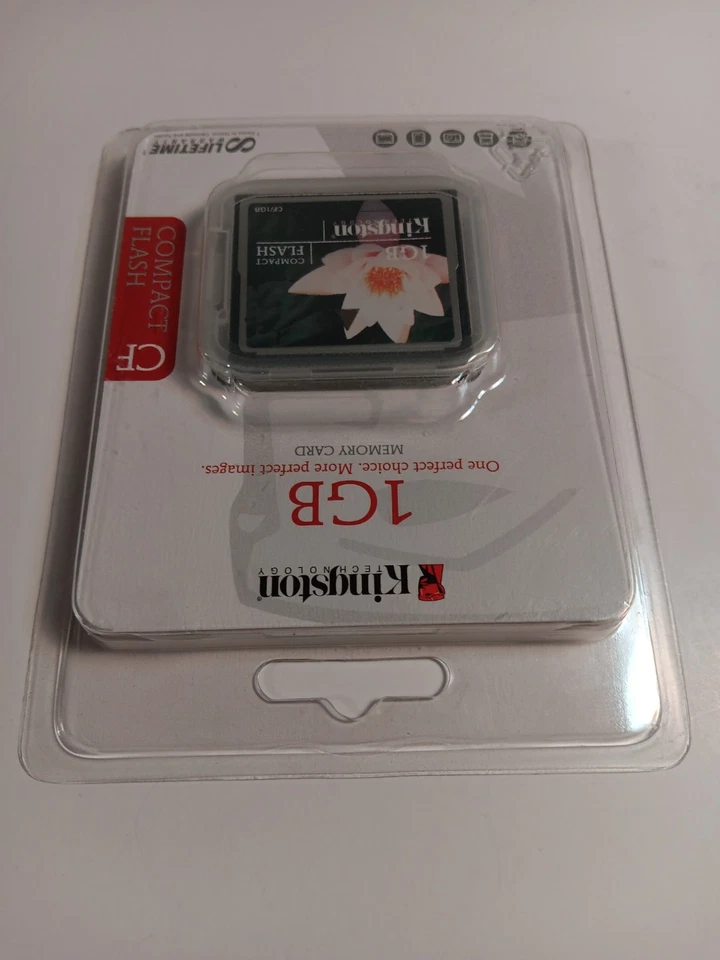 Kingston 1GB CF CompactFlash Memory Card OEM CF/1GB KG-CF512 Brand New Sealed - Image 3 of 4