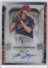 2022 Topps Tribute Tribute Auto 69/199 Mason Thompson #TA-MTH Auto v9t