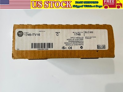 New Sealed AB 1746-ITV16 SER C SLC 16 POINT DIGITAL INPUT MODULE In Stock