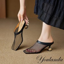 Hollow Out Slippers Womens Woven Fashion Flat...