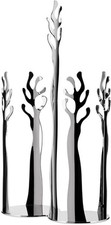 Alessi ESI19 Medit.Paper Medit Paper Cups Holder, Stainless Steel, Silver