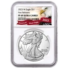 2023-W $1 1-oz Proof American Silver Eagle NGC PF69UC FR Eagle Label