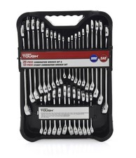 32-Piece Combination Wrench Set, SAE & Metric...