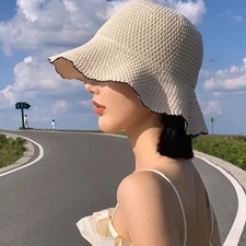 Japanese Lace Fisherman Hat, Women's Summer Sunshade Basin Hat, Korean Version F