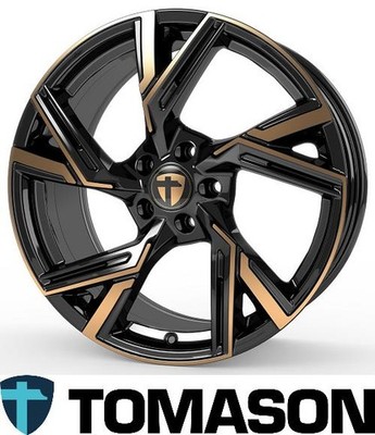 4x Tomason AR1 8,5x19 5/112 ET35 Black Copper Alufelgen