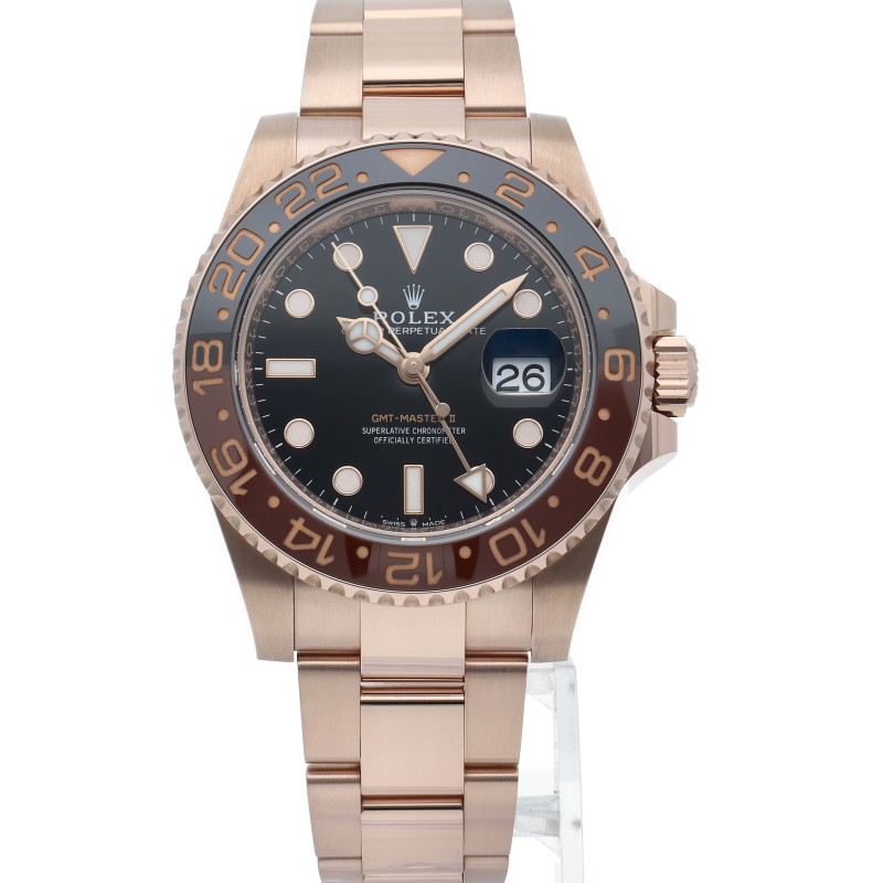 ROLEX GMT-Master 2 Watch 126715CHNR 18K Pink Gold mensWatch black USED image 2