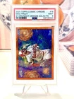 2025 Topps Cosmic Chrome - Mike Trout #STN-18 Orange Galactic Refractor /25 PSA9