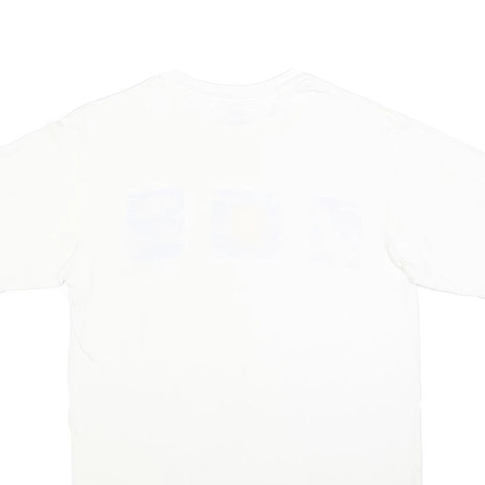 ANVIL T-Shirt Femme Blanc Graphique Manches Courtes Col Rond M - Photo 4/4