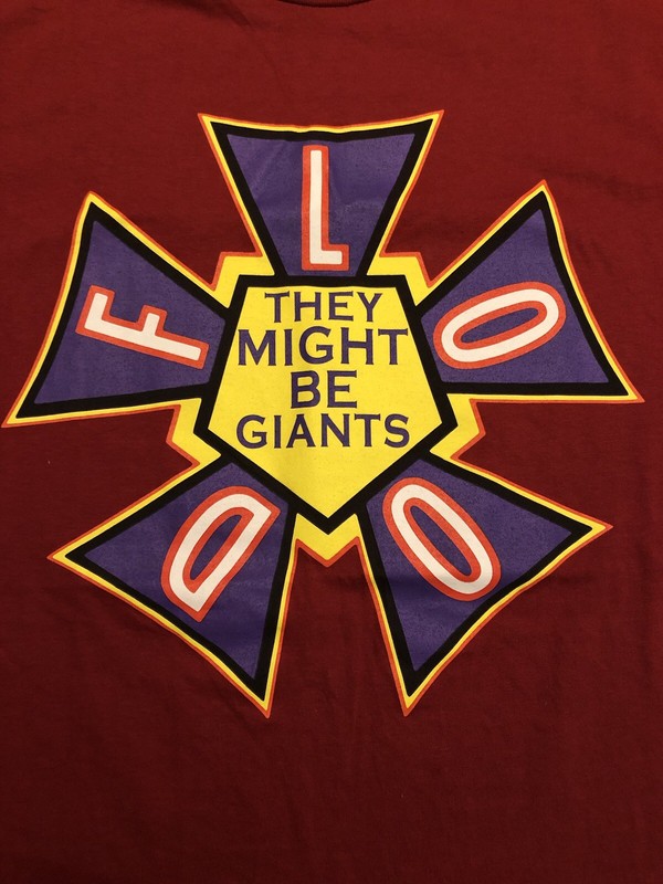 They Might Be Giants T Shirt Large Front & Back Print Never Worn Tour Dates